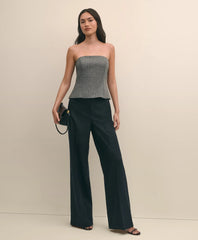 Wool-Blend Herringbone Bustier | Brooks Brothers