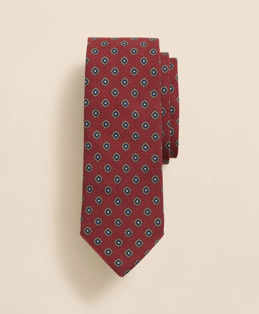 Wool-Silk Medium Square Tie | Brooks Brothers