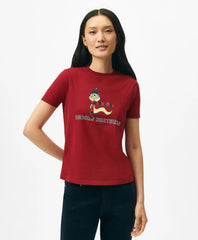 Women's Lunar New Year Cotton Snake Motif T-Shirt | Brooks Brothers
