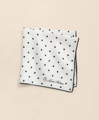 Small Dot Silk Pocket Square | Brooks Brothers