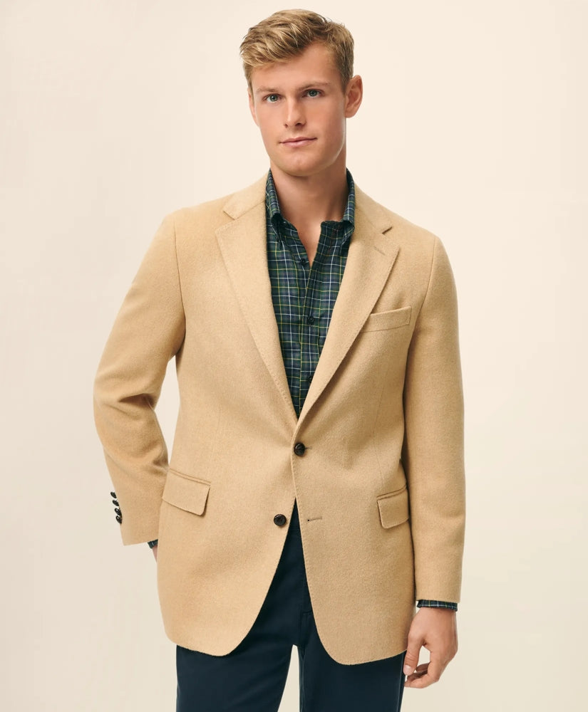 Classic Fit Camel Hair Twill 1818 Sport Coat | Brooks Brothers