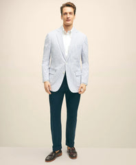 Classic Fit Stretch Cotton Seersucker Sport Coat | Brooks Brothers