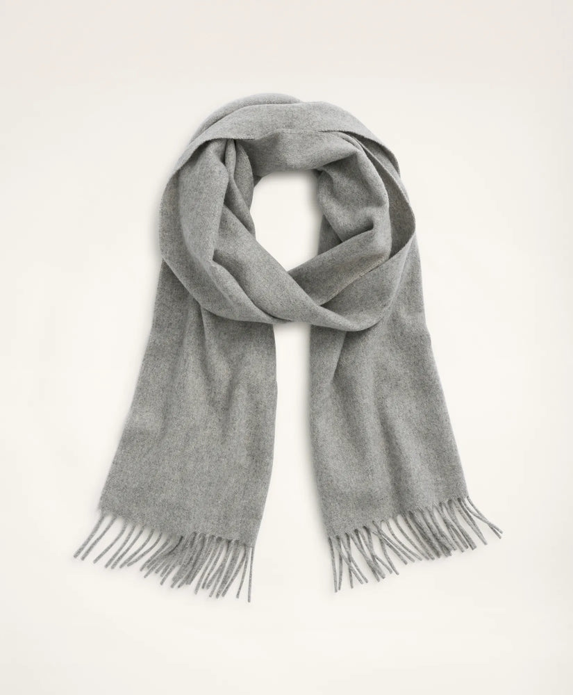 Cashmere Fringed Scarf | Brooks Brothers
