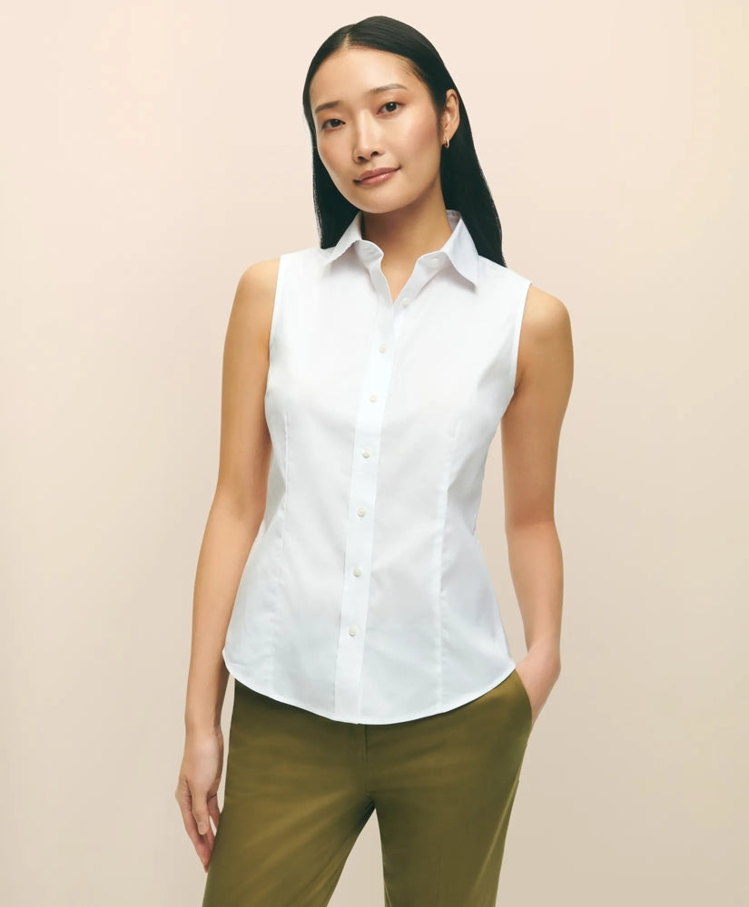Fitted Non-Iron Stretch Supima | Brooks Brothers