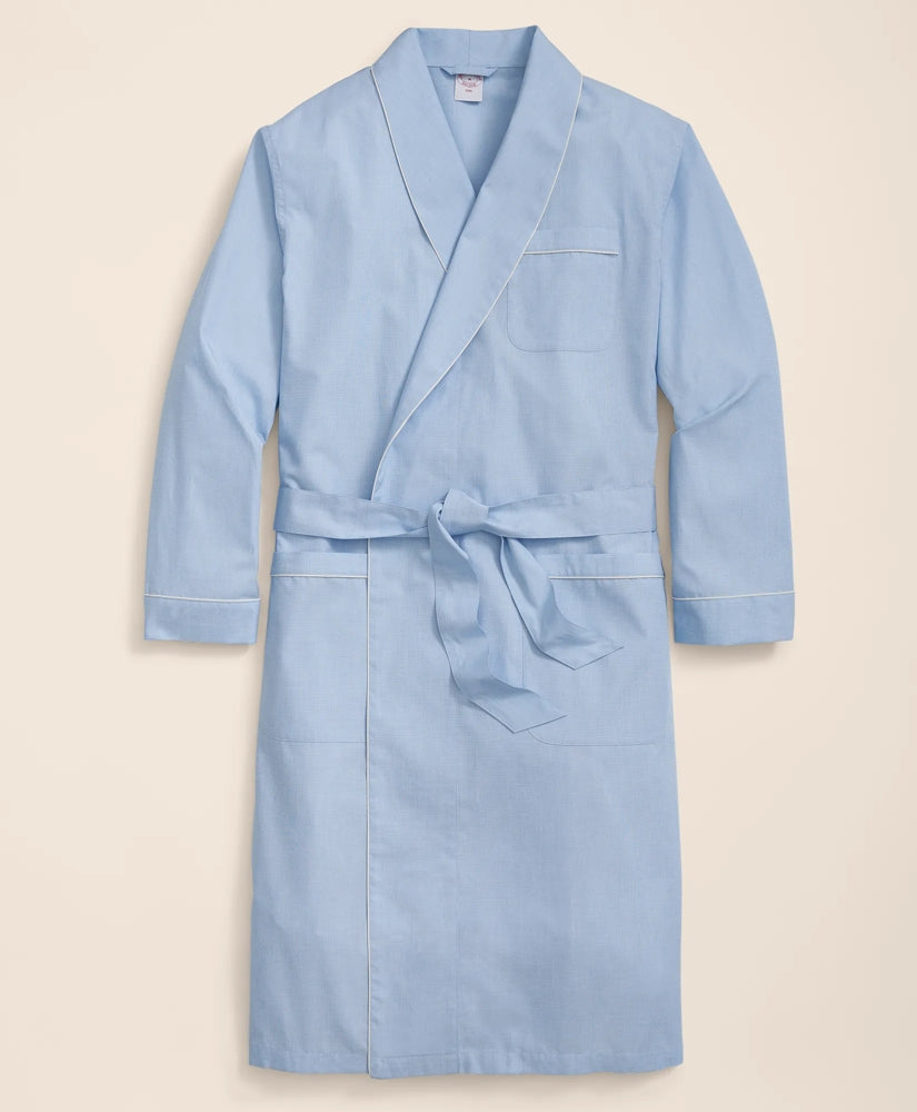 Cotton Broadcloth Robe | Brooks Brothers