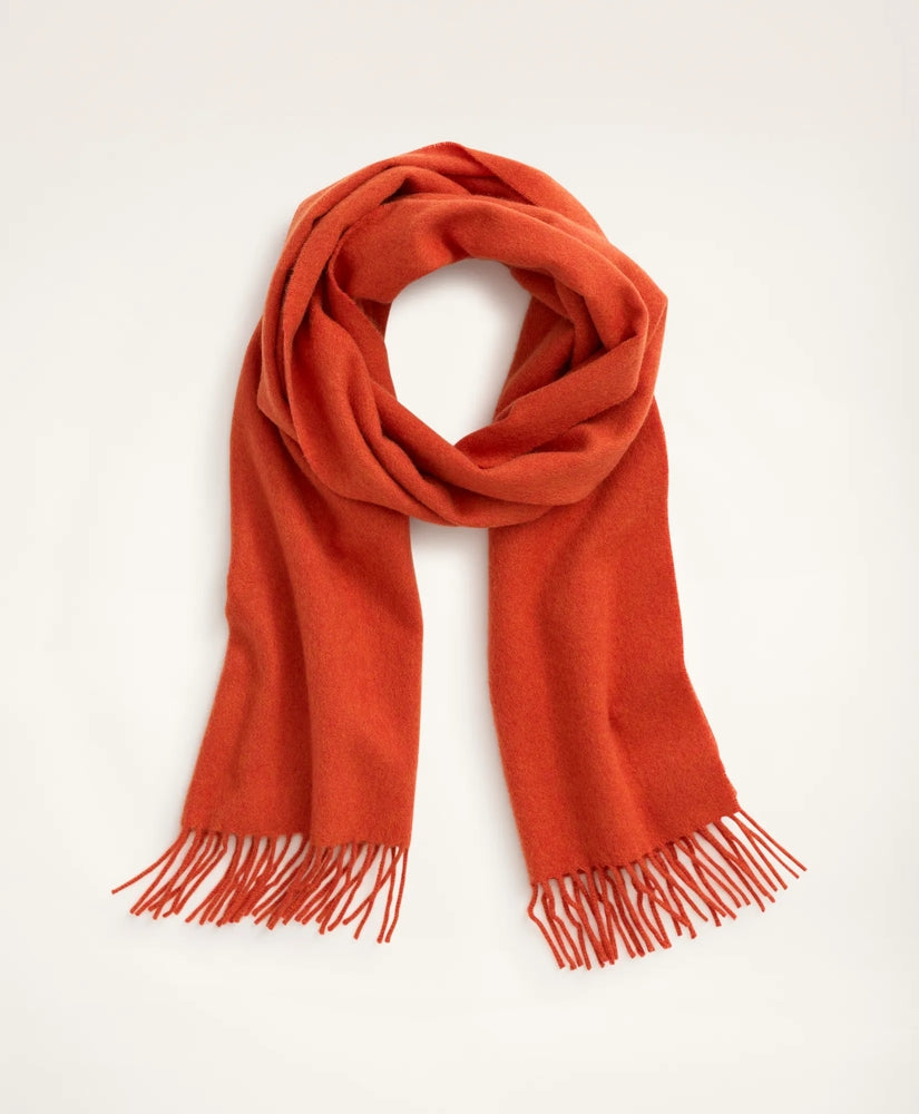 Cashmere Fringed Scarf | Brooks Brothers