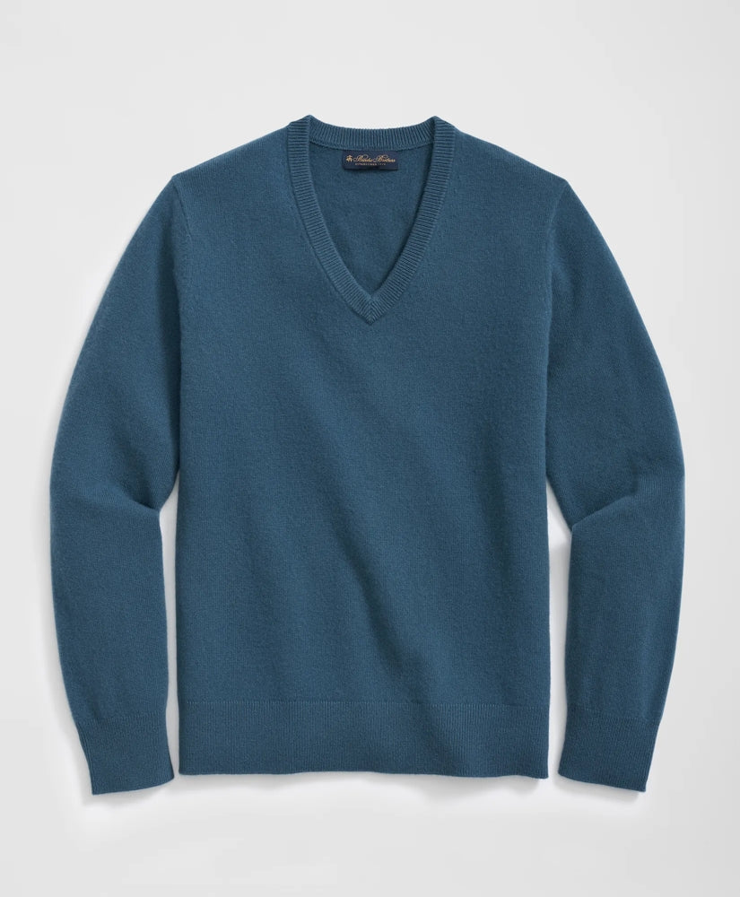 3-Ply Cashmere V-Neck Sweater | Brooks Brothers