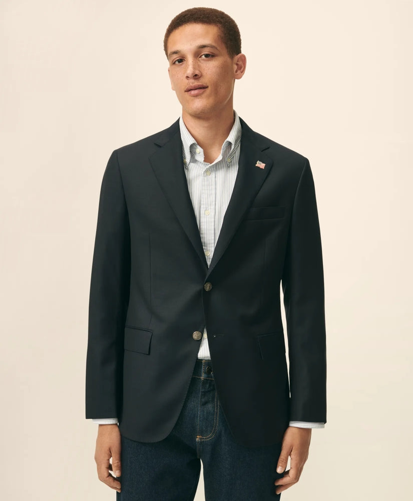 Slim Fit Stretch Saxxon™ Wool 1818 Blazer | Brooks Brothers