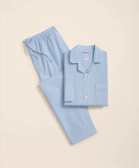 Cotton Broadcloth Bengal Striped Pajamas | Brooks Brothers