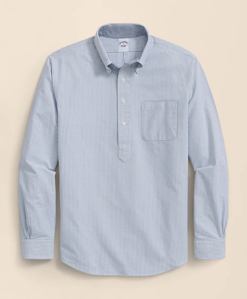 Friday Oxford Shirt, Striped Pop-Over | Brooks Brothers