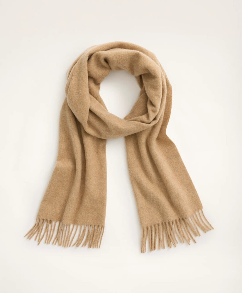 Cashmere Fringed Scarf | Brooks Brothers