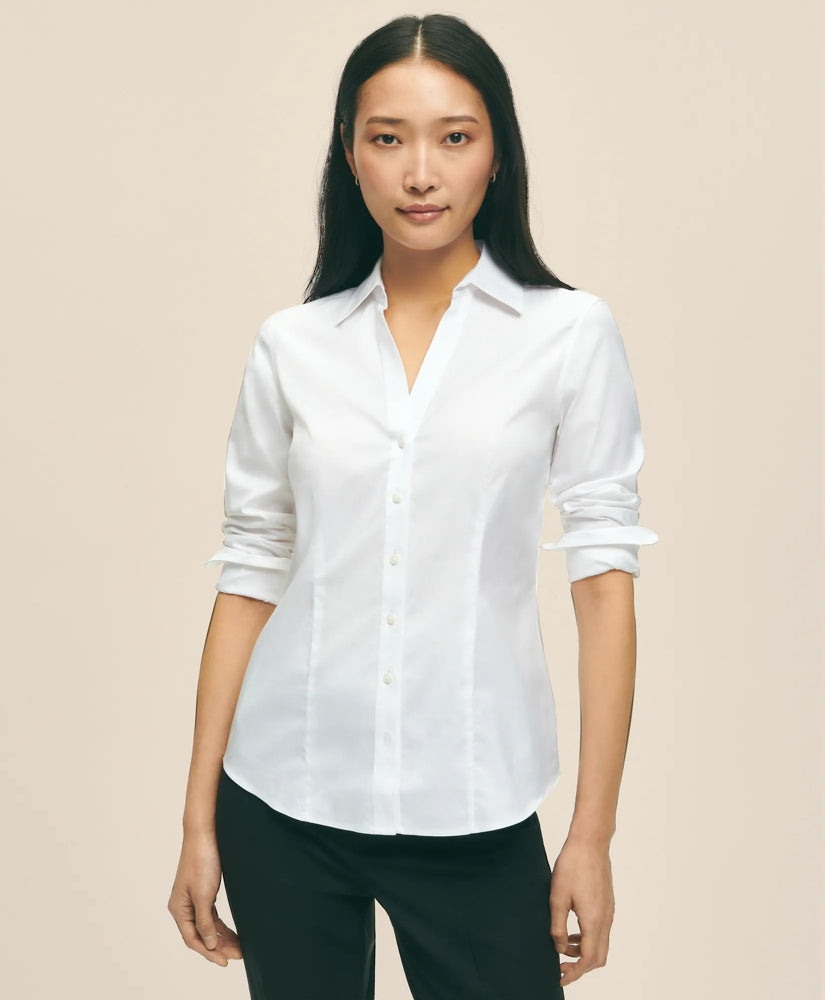 Fitted Non-Iron Stretch Supima | Brooks Brothers