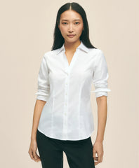 Fitted Non-Iron Stretch Supima | Brooks Brothers